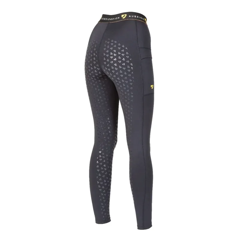 Aubrion Dutton Riding Tights Maids - Black-1